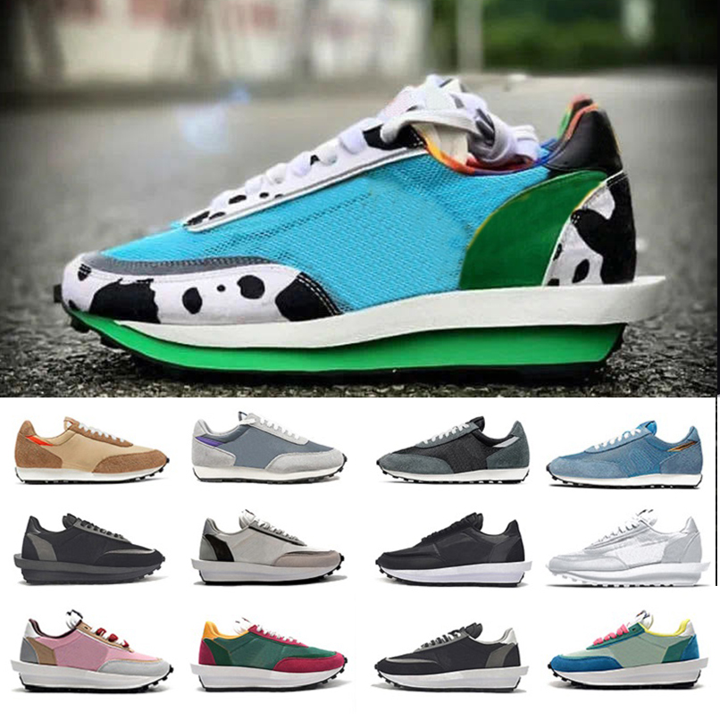 

2022 ldv waffle vaporwaffle mens running shoes Grey White Black Nylon Blackend Multi Triple Black Clot Orange Blaze men outdoor trainers sneakers walking jogging, Split