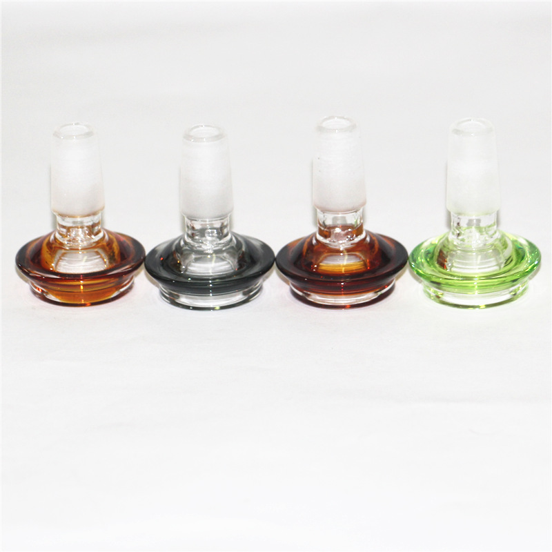 

glass bowls 14mm male Joint for Hookahs double layers slide bowl piece with snowflake filter smoking accessories For Bongs Water Pipes Dab Oil Rigs