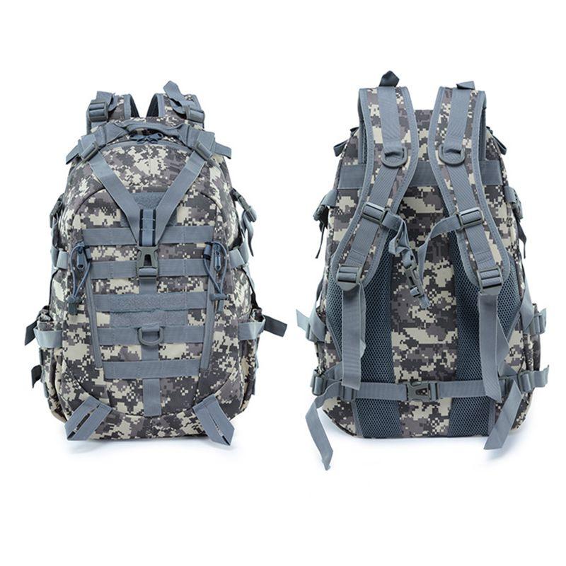 

Outdoor Bags Military Backpack Molle 900D Oxford Tactical Men Hiking Bag Camping Travel Waterproof Camouflage Sport 25L, Green