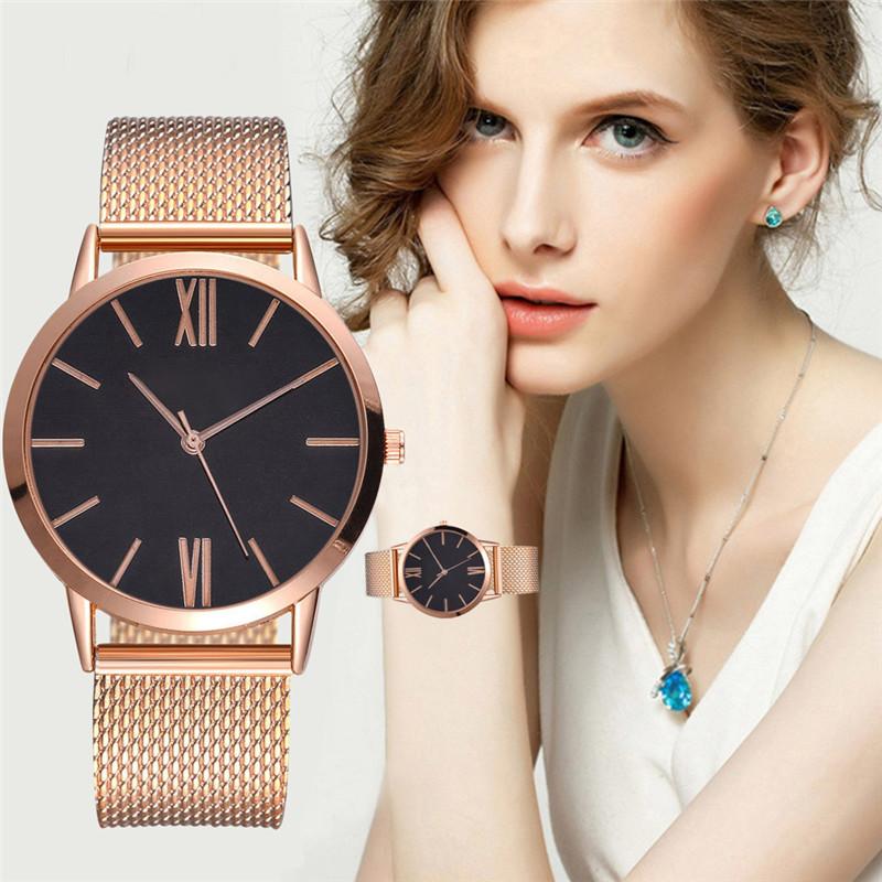 Women's Casual Quartz Watch Silicone Strap Band Wrist Wristwatches-image-692109023