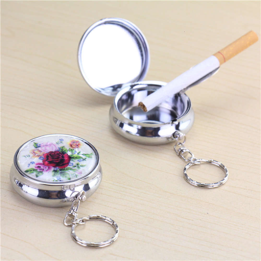 

Cigarette case metal car portable ashtray, fashion men's creative cigarette box
