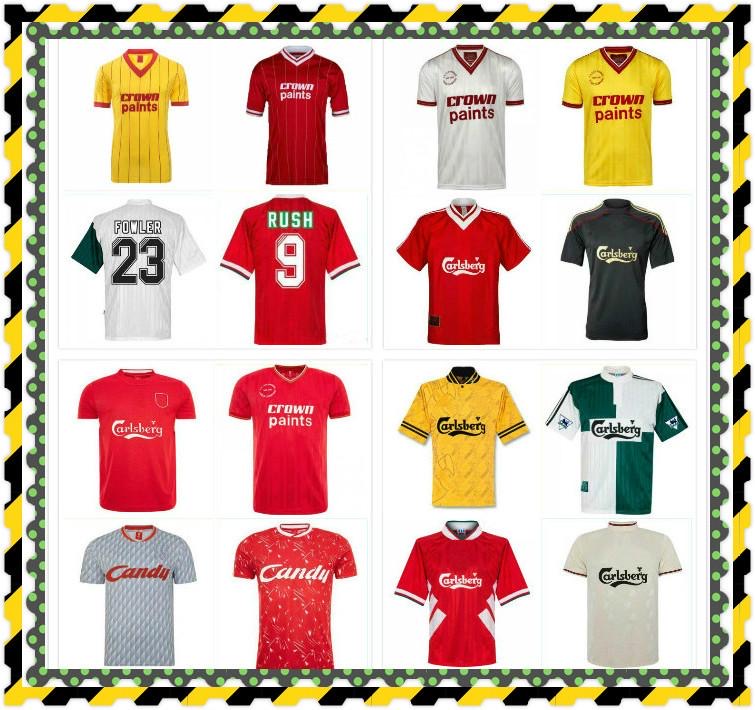 

Gerrard Barnes Retro Soccer Jersey 2005 owen Dalglish 00 01 96 97 10 11 TORRES 08 09 82 89 91 85 86 Keane Football Shirts