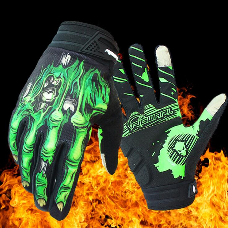 

Road mountain bike full finger touch screen cycling gloves motorcycle fitness