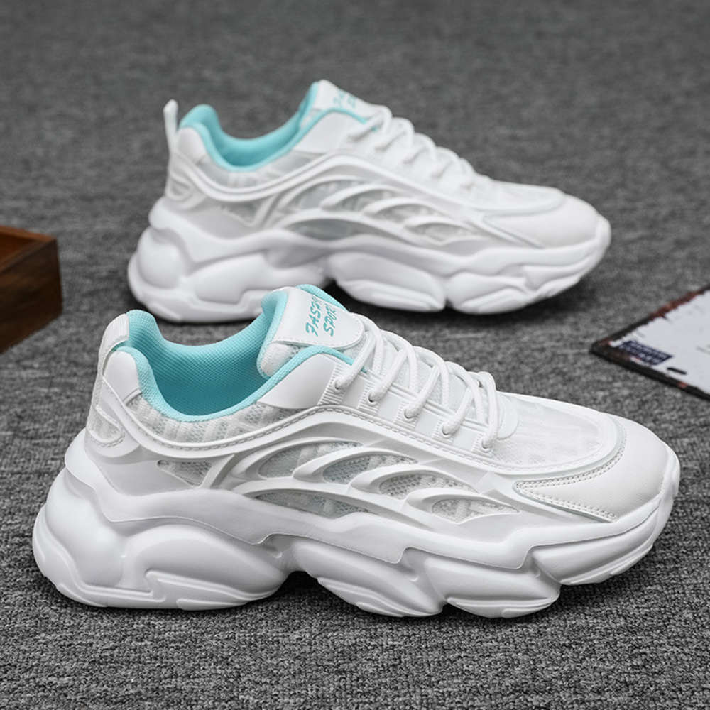 

summer casual shoes men's breathable mesh leisure sports spring fashion 2021 new daddy 7kce l6nu, Black