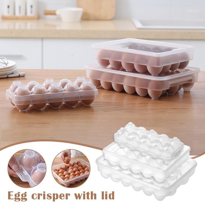 

Storage Bottles & Jars Fridge Egg Holder Freezer Tray Box Container Case Plastic Organizer E2S