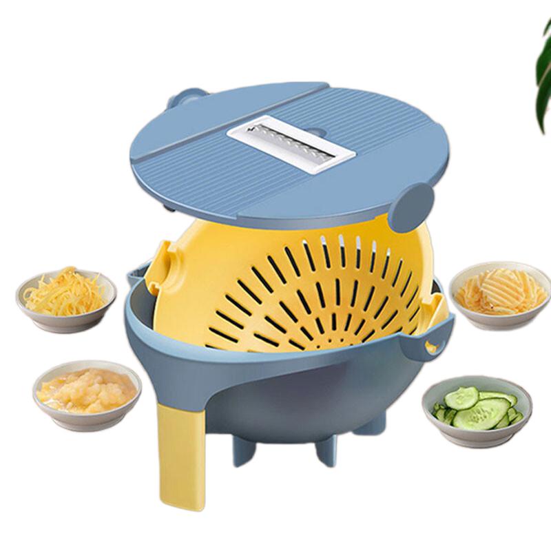 

Vegetables and Drain Basket Household Multifunctional Grater Shred and Slice Garlic Mashed Potatoes Kitchen