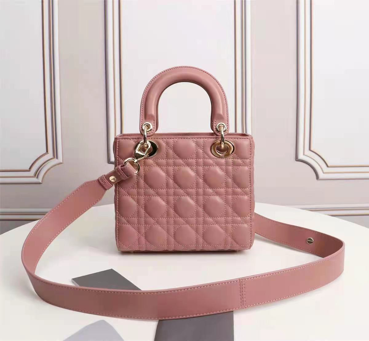 

2021 designer luxury belt box lady shoulder bag leather houndstooth fabric CrossBodybag saddle handbag high quality handbag, Original box