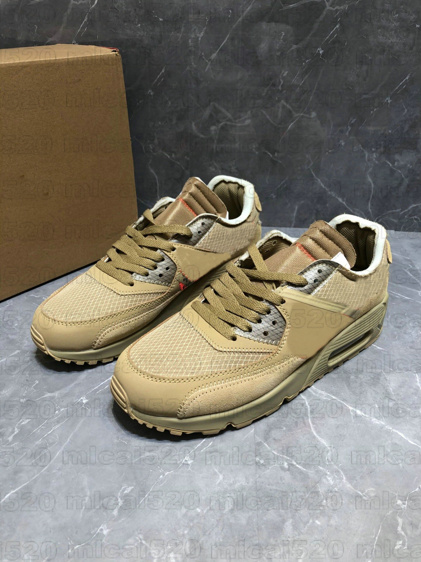 

90 90s Off Running Sports Shoes Desert Ore Black Brown White Designer Classic Men Women Athletic Trainers Sneaker