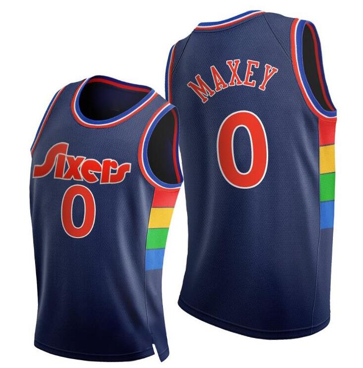 

stitched Basketball jersey Tyrese Maxey #0 Joel Embiid #21 Curry #31 Harris #12 PhiladelphiaCity 2021-22 jerseys Men Women Youth S-6XL, With logo