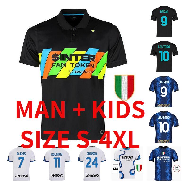 

SIZE S-4XL INTER Dzeko BARELLA LAUTARO soccer jerseys GODIN BROZOVIC J.CORREA CALHANOGLU VIDAL ERIKSEN HAKIM ALEXIS football shirts 2021 202, Black;yellow
