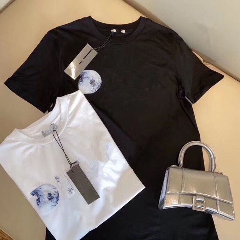 

Frauen der MÃ¤nner-T-Shirts 2021 Sommer Designer-Kleidung Fashion Lovers Short Sleeve Luxury Cotton Street BeilÃ¤ufige mÃ¤nnliche weibliche Tee, White;black