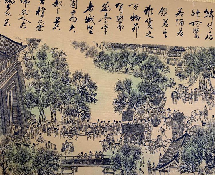 

Paintings Qingming Riverside Panoramic Painting Scroll Hanging