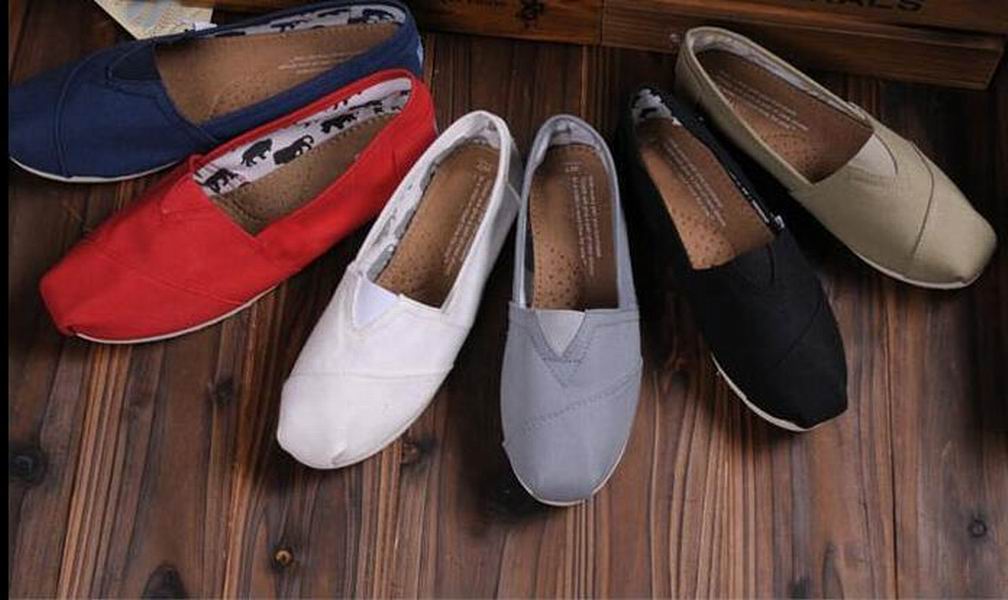 

DORP SHIPPING 2021 Size 35-45 NEW Brand Fashion Women Solid sequins Flats Shoes Sneakers Women and Men Canvas Shoes loafers casual shoes, Grey with stripes