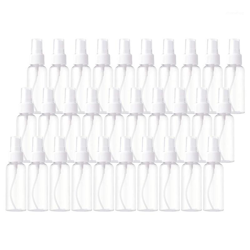 

Storage Bottles & Jars 50 Pieces 50Ml Spray Plastic Empty Refillable Atomiser Transparent Travel Bottle