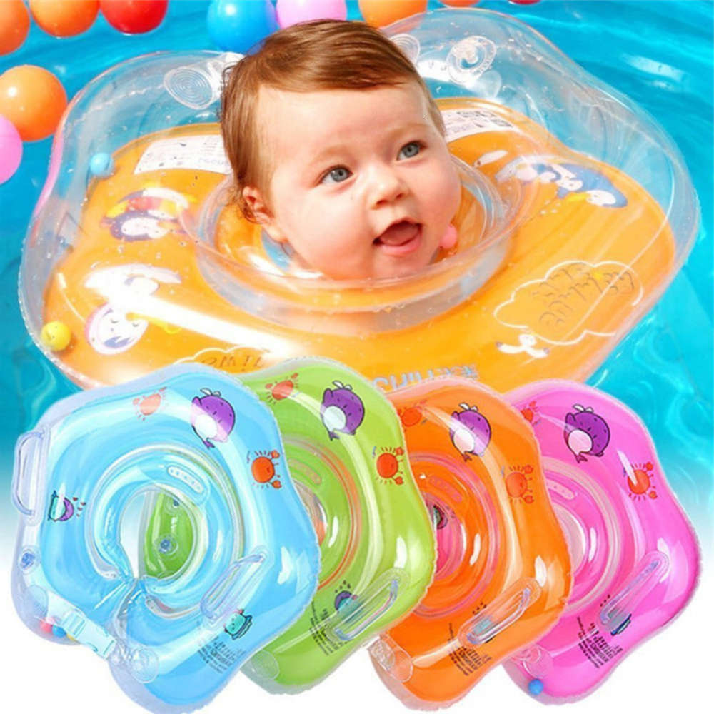 

Swimming ring Environment friendly and non-toxic PVC inflatable swimming floating ring, adjustable baby neck ring blister