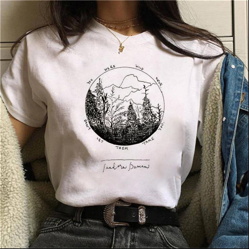 

harajuku aesthetics cartoon graphic womens t shirt fashion flowers print short sleeve tees casual couple, White
