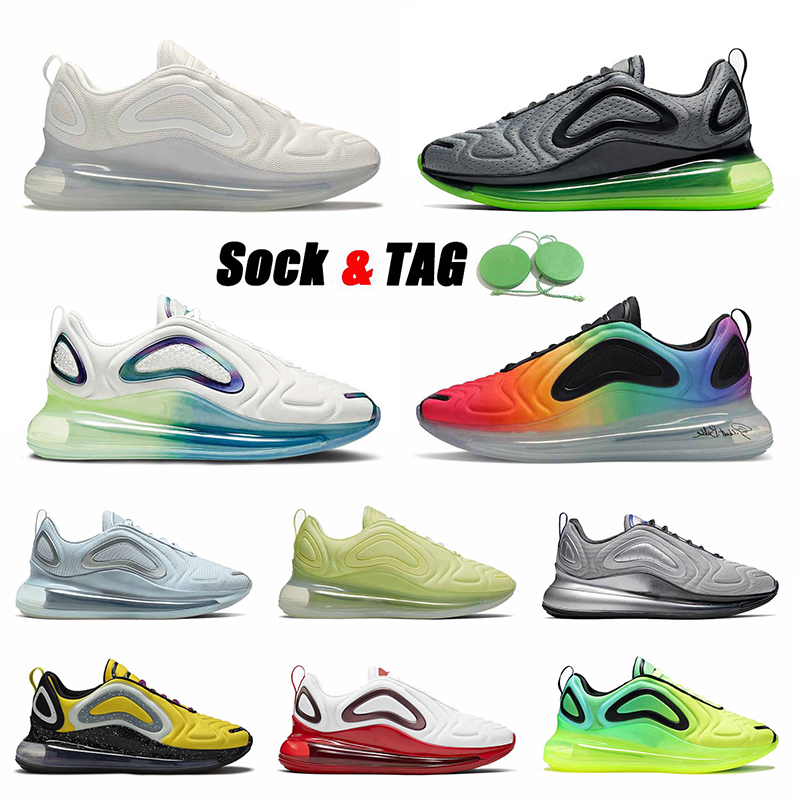 

Bests 720s 72C Mens Womens Running Shoes Be True Bubble Pack Triple White Grey Volt Fashion Sneakers Platinum Yellow SE Luminous Green Silver Total Eclipse Trainers, D10 oreo 36-45.jpg
