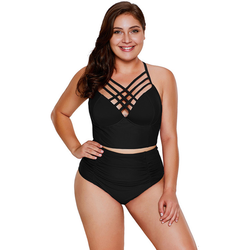 Triangle Summer High Bikini Waist Women&#039;s Swimsuit 410334-image-678375030