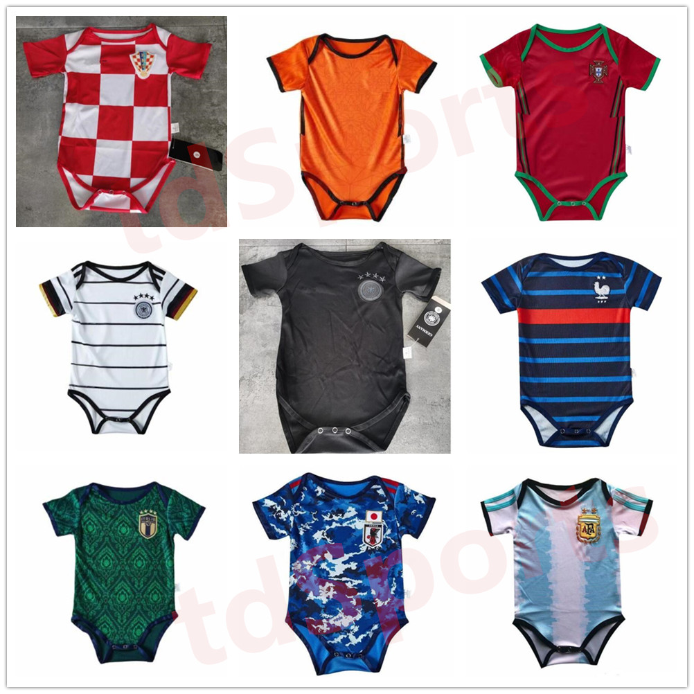 

2021 Euro cup national team baby soccer jerseys Italy Germany Japan Kids kit football shirt 20 21 kane Mbappe jersey camisas de futebol, Black