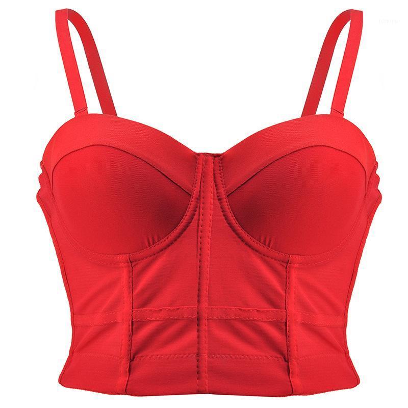 

Fashion Push Up Women' Corset Bustier Bra Night Club Party Cropped Top Bustiers & Corsets, Black