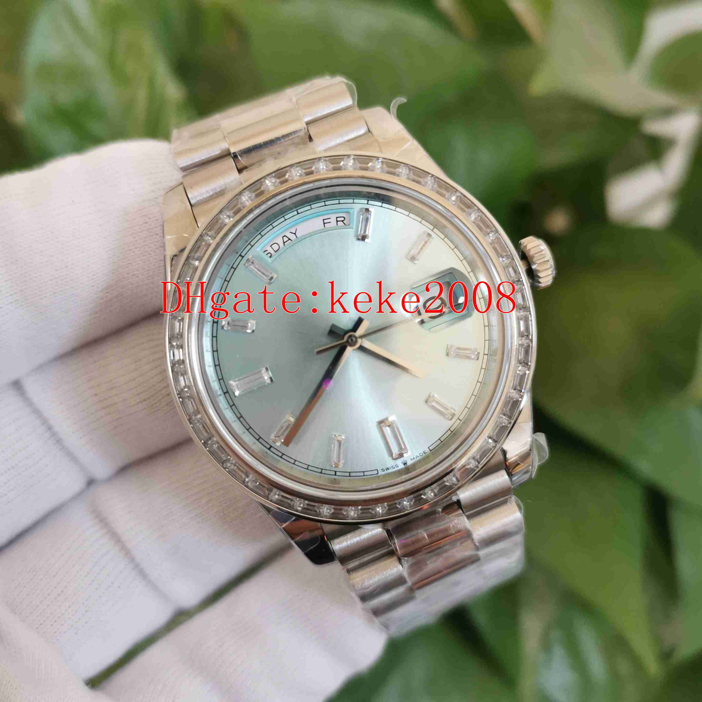 

Excellent Quality Wristwatches men Watch BP 40mm 228396 Diamond Dial 904L Steel CAL.3255 Movement Mechanical Automatic Mens waterproof Watches, No box papers