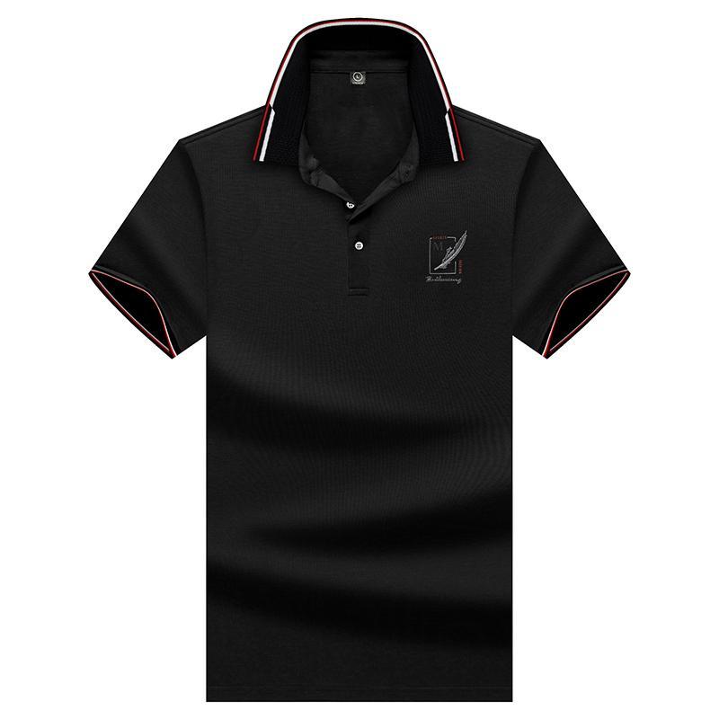 

Men's Polos Men Solid Color Shirt Fashion 2021 Top Quality Summer Short Sleeve 's Brand 612, 612 brown