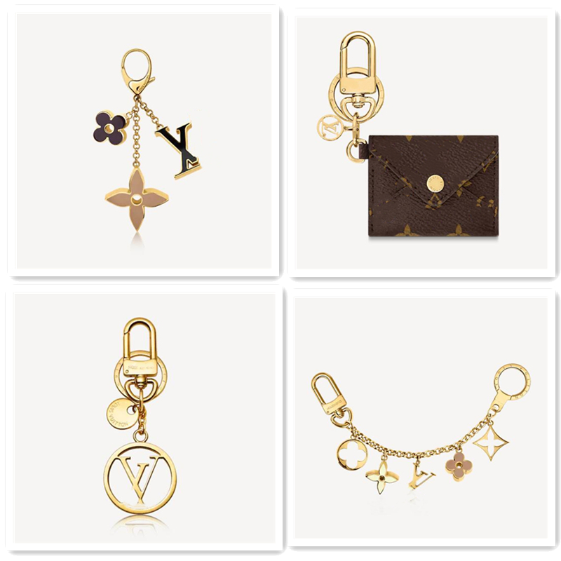 Top quality Luxury Keychain Cirle Fashion Car Keychains Stainless Steel Designer key chain for Gifts with Box