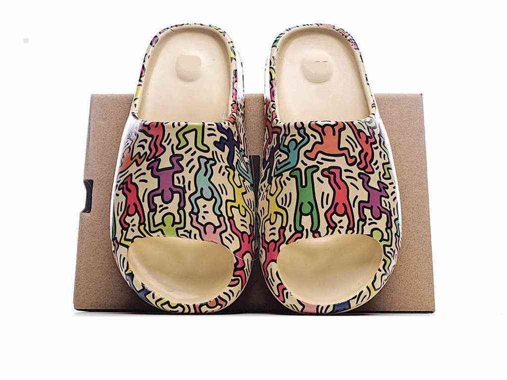 

Fashion brand slippers for men super great quality indoor outdoor basketball football soccer sneakers sports sandal gift birthday summer party 3MJG, Black