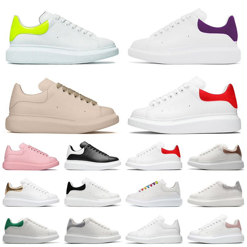 

2021 Arrival Platform MC Falt Casual Sports Shoes Mens Women Genuine Leather Oversized Designer Espadrille Fashion Trainers Eur 36-44, C10