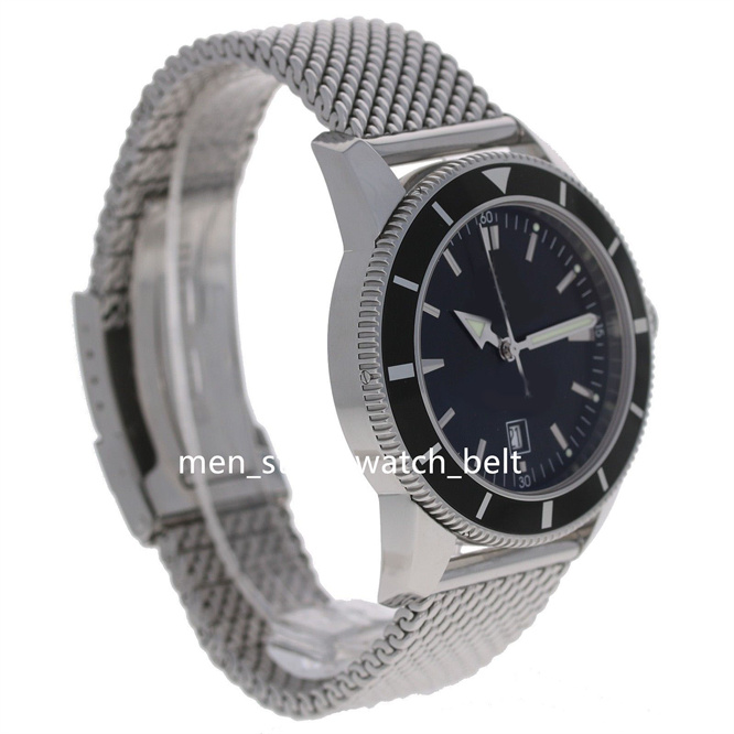 

Upgraded version Top Quality Luxury mens watch Superocean Heritage Black Stainless Steel Eta 2813. Automatic Movement men watch