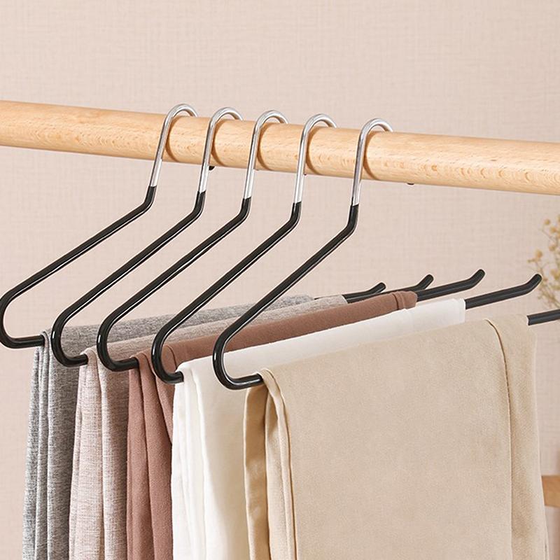

Hangers & Racks Metal Open-end Non Slip Slacks Pant Trouser Organizers Home Storage Supplies Clothes