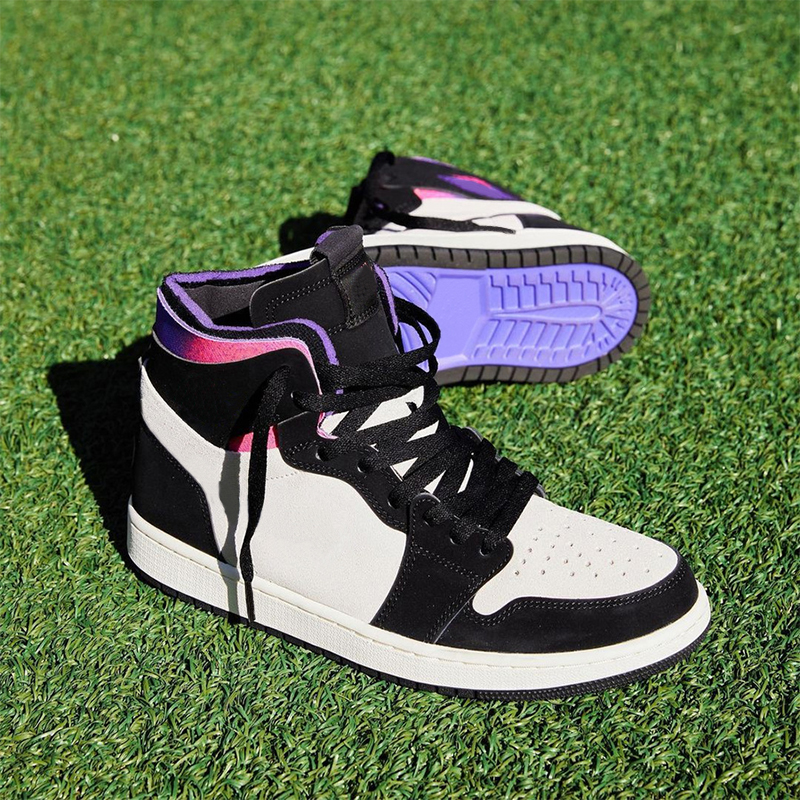 

With BOX 1 Zoom Comfort Basketball shoes mens sneakers jumpman 1s University Blue Hyper Royal fashion men Outdoor Sports Trainers 7-12, 1s #1