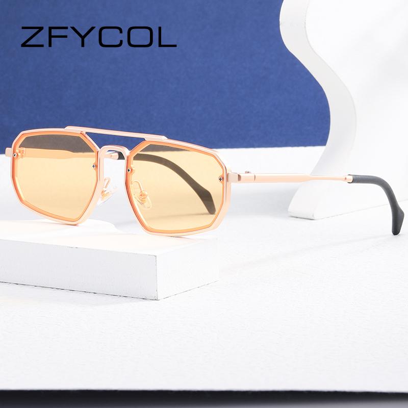 

Sunglasses ZFYCOL 2022 Vintage Women Brand Designer Eyewear For Women/Men Fashion Gothic Glasses Luxury