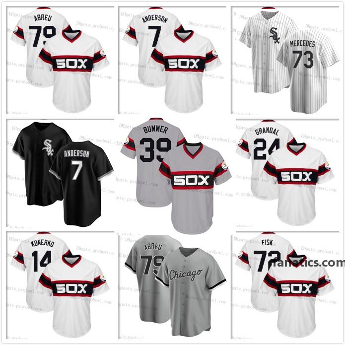 

Custom 7 Tim Anderson White Sox Chicago Jerseys Southside 1983 NK Jose Abreu Carlos Rodon Nick Madrigal Jimenez Yoan Moncada Billy Hamilton, Coolbase s-3xl southside