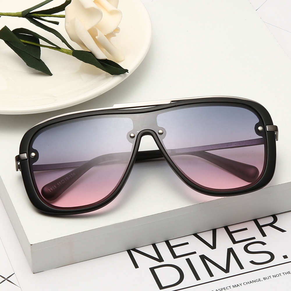 

2021 New Fashion style big frame sunglasses for men and women outdoor leisure personality fashion 9CVR