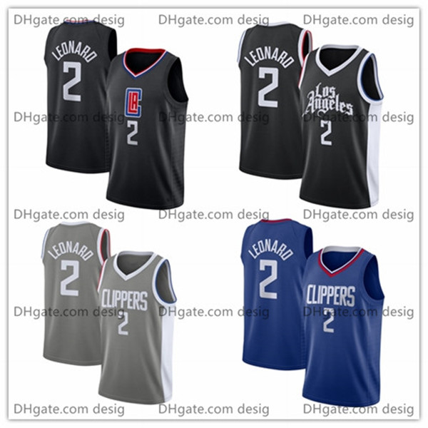 

Men LA Clippers Kawhi Leonard Gray 2021 Swingman Player Basketball Jersey Earned Edition, Black