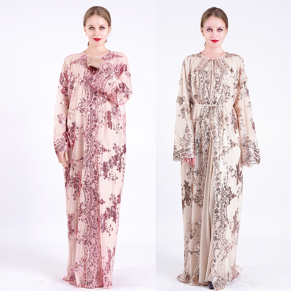 

ramadan eid mubarak kaftan abaya dubai kimono muslim cardigan dress turkey islam clothing abayas for women robe djellaba femmeplus size clot, Red