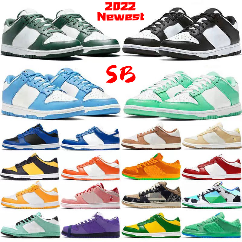 

2022 TopQuality Low Running Shoes Men Photon Dust University Red Green Bear Brazil Syracuse Chicago Valentines Gifts Women Outdoor Trainers Casual Sports Sneakers, Pay for box