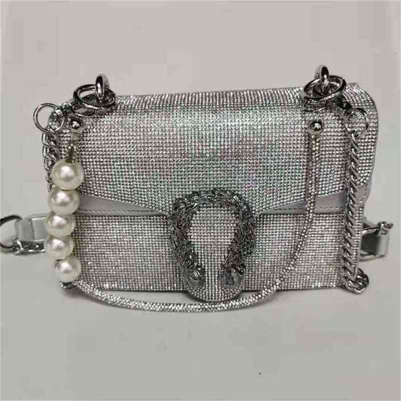 

Women Luxurys Designers Bags 2021 Shop Purchase Shenglu diamond fashion pearl box with single cha Designer Handbag Handbags Totes Crossbody Bag