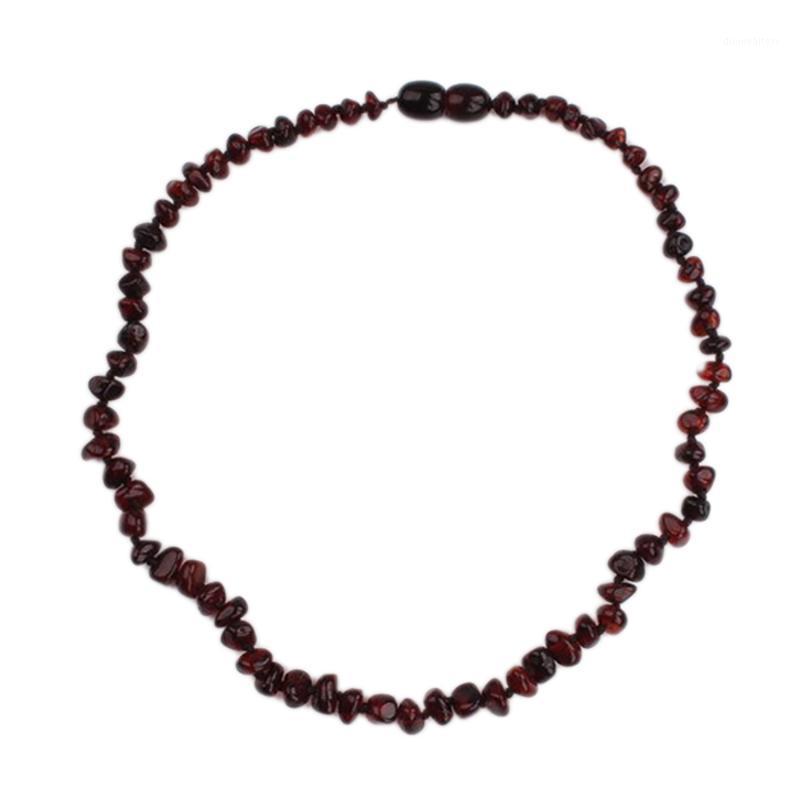 

Chains Classic Natural Amber Necklace Baby Gift For Teething