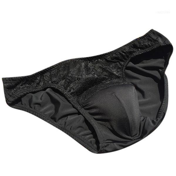 

Underpants Sexy CD Transgender Panties Crossdresser Mens Briefs For Drag Queen Transvestite Clothing Asian Size S-2XL1, Black