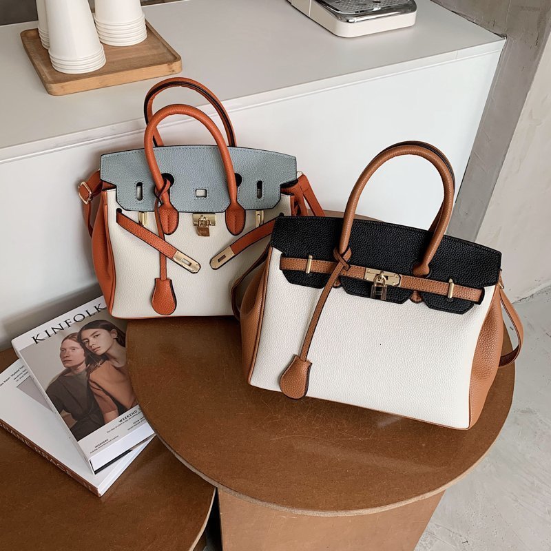 

Litchi pattern bag, western style hand new fashion in spring and summer of 2021