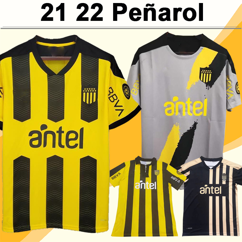 

21 22 Peñarol F. TORRES Mens Soccer Jerseys Penarol RODRIGUEZ Home Yellow Black Away Grey 130th Commemorate Football Shirt Short Sleeve Uniforms, Qm4511 21 22 home no patch