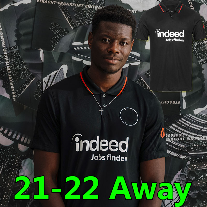 

21/22 JOVIC EINTRACHT FRANKFURT SOCCER JERSEYS 2021 football jersey SILVA Barkok HINTEREGGER PACIÊNCIA Kamada SOW Men kids kit uniforms, 20-21 away kids