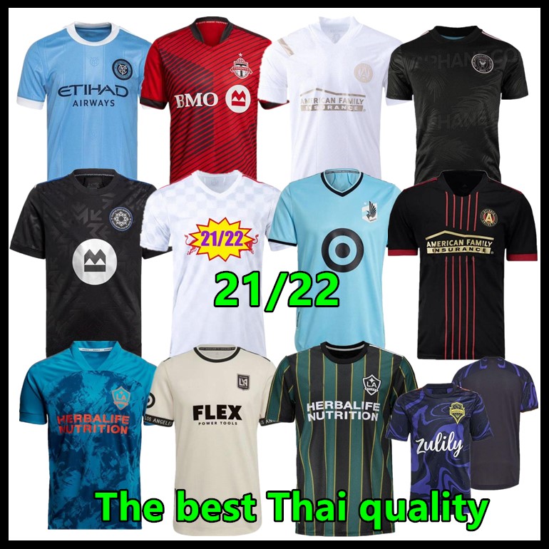 

MLS soccer jerseys 21/22 Inter Miami Atlanta DC United LA Galaxy Los Angeles N York Philadelphia union Orlando City Cincinnati Nashville Montreal Minnesota jersey, Beige