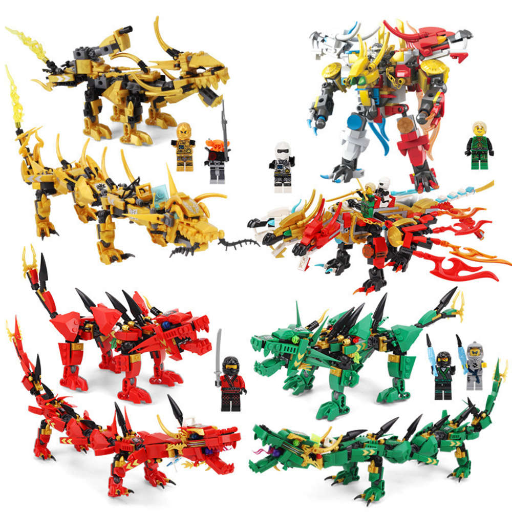 

Assembled toys Mirage Ninja series building block toys boy assembled small particle compatible with LEGO flying dragon