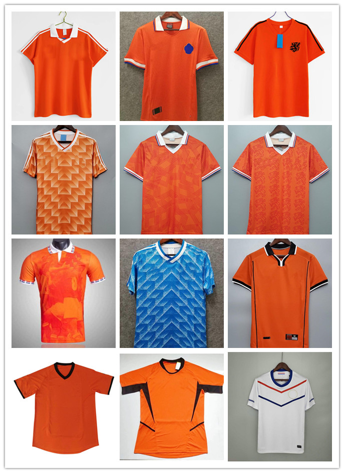 

1988 HOLLANDS RETRO Soccer jerseys VAN BASTEN 12 GULLIT 10 KOEMAN 4 CRUYFF 14 Thailand Quality uniforms Football Jersey shirt 87/88 camiseta futbol shirts de size s-xxl, Purple