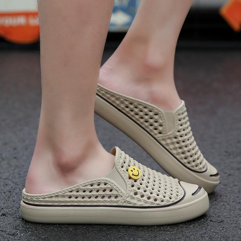 

Sandals Fashion Couples Flat Slippers Indoor Shoes Open Toe Home Summer Beach Casual Outdoor Women 2021, Black