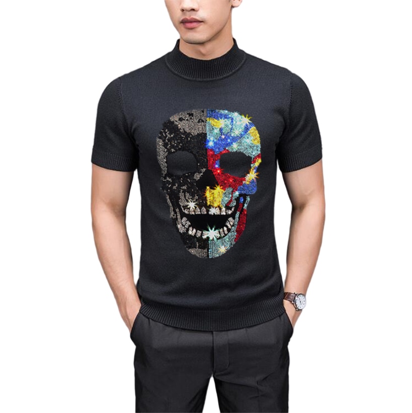 New Brand Fashion Autumn Mens Sweaters High Quality Christmas Sweater Rhinestone Cusual Male Pullovers Knitwear Tops S-XXL-image-748094667