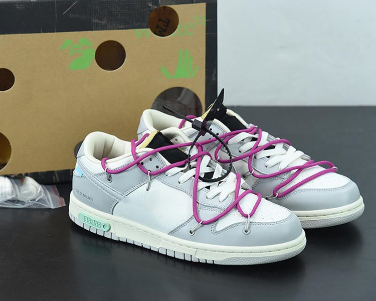 Chaussures de skateboard SB Dunk the30-50 Toile Cuir Civilist Grey Coast Doublure textile confortable Lacets violets SNKRS GYM Training School Ch
